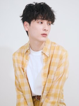 オンク 新宿(onk) ハイライト/マッシュパーマ/ウルフ/アッシュブラック[新宿駅]