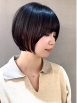 ロンドシエル 横浜(Lond ciel)&nbsp;黒髪×前髪×韓国美人丸みショートボブ【横浜モード】