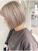 【NAiVE hair】ミルクティーボブ