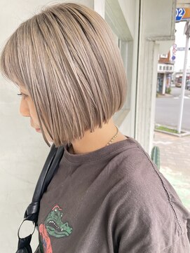 ナイーブヘアデザイン(NAiVE HAIR DESIGN) 【NAiVE hair】ミルクティーボブ