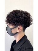 波巻きスパイラルパーマツイストスパイラルパーマメンズマッシュ