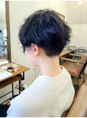 【SHARON原宿】刈り上げショート×エッジパーマ