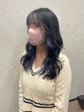 フレーム 博多店(FRAME) ラベンダーインナーカラー韓国風レイヤー【福岡/博多】