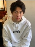 アッシュブラック/ハイライト/ウルフ/マッシュパーマ/北習志野