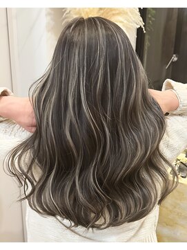 ディモアンド 表参道(Dimo&) ハイライトバレイヤージュグラデーションカラー白髪ぼかし