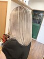 イチマルニ(102.)&nbsp;ダメージレスなケアブリーチからホワイトベージュ