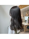 ブリーチなしオリーブグレージュ