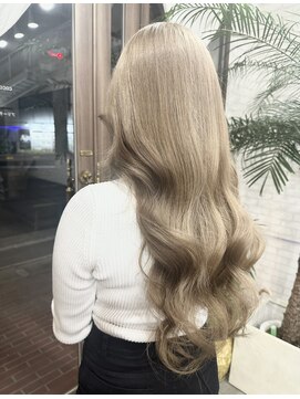 ココテラス(coco terrace) ブリーチカラー/ケアブリーチ/髪質改善/ミルクティーベージュ