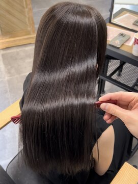 ノア 奈良駅前店(NoA) noa___hikaru　髪質改善　艶カラー　奈良市　モノトーンアッシュ