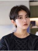 ウェーブハンサムショート20代30代40代大人可愛い青山表参道