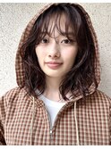 ミディアムパーマウェーブパーマニュアンスパーマゆるめパーマ