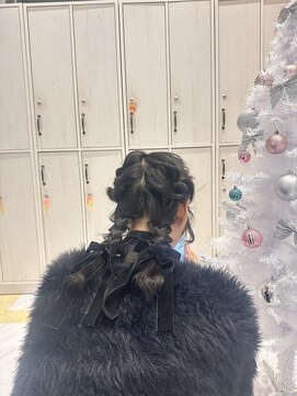 リー 梅田(Lee) 編みおろしアレンジ