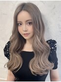 グレージュロング/ブリーチ/エクステ