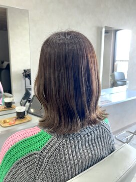 キング(K!ng) 縮毛矯正髪質改善ハイライトレイヤーカット楠葉美容室エクステ