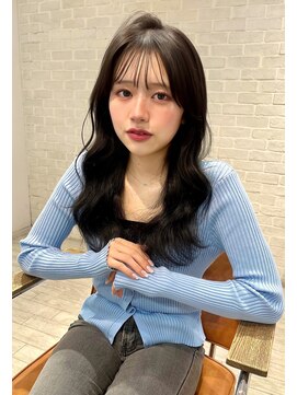 レイラバイアフロート 吉祥寺(Lila by afloat) 韓国ヘア/ロングレイヤー/顔まわりカット/暗髪