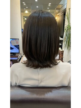 キャラ 池袋本店(CHARA) ロングからバッサリカットでソフトウルフに！【ウルフ/大村】