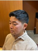 銀座　理容室　ナチュラル刈り上げスタイル