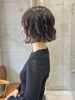 トマト(TOMTO) 【RENA】ボブ_コテ巻き風パーマ