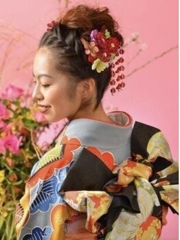 美容室 マムズの写真/《成人式の予約受付中＊》成人式や訪問着の着付けなら"マムズ"！思い出に残る素敵なスタイルをご提案♪