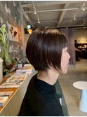 【耳掛けも可愛い】タイトショートボブ