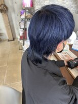 アチーブ ヘア デザイン(achieve hair design)&nbsp;#ネイビーカラー