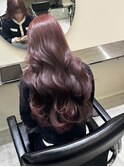 髪質改善 スーパーロング ワンレングス レイヤー 韓国風巻き
