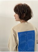 ショートボブパーマ/朝ラクパーマ/パーマボブ