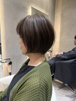 ソワネ 表参道(soigne)&nbsp;表参道髪質改善カラーウルフショートカットベージュアッシュ40代