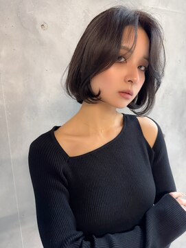 グロウバイニューヨークニューヨーク(Grow by NYNY) 【打越】ミディアム×ボブ×ダークグレージュ