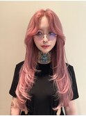 Wカラー2bleachペールピンク