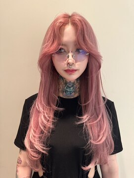 ヒール 銀座(heel) Wカラー2bleachペールピンク