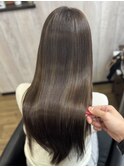 心斎橋/くびれヘア/シールエクステ/デザインカラーハイトーン