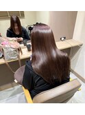 髪質改善縮毛矯正＆艶カラー