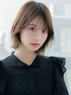 カバーヘア 上尾西口店(COVER HAIR) シースルーバング伸ばしかけレイヤーロブA1上尾20代30代40代