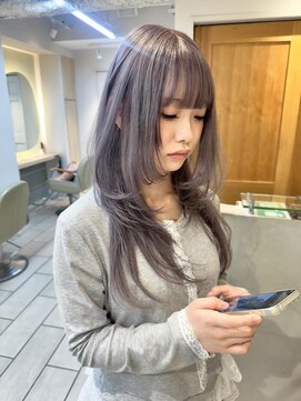 テトラ バイ ネオリーブ 横浜西口店(tetra by neolive) ダブルカラー ケアブリーチ レイヤー ウルフ 横浜
