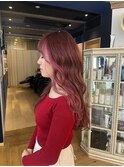 ハイライト！フェイスフレーミング！ピンクベージュカラー