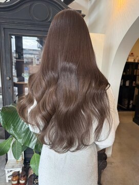 ブリーチなしWカラー＊マロンベージュ