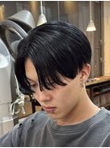 刈り上げセンターパート/サンウォンヘア/前下がり/成人式ヘア