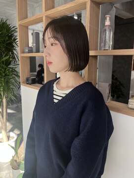 サイクル(cycle) 黒髪似合わせボブ