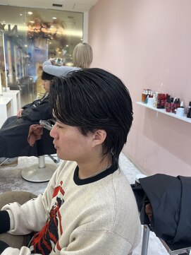 ニューヨーク ニューヨーク 河原町オーパ店(NYNY) ▽センターパートウルフ/毛流れセット