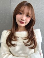 ロンドワン 三宮元町(Lond one)&nbsp;韓国レイヤーカット/ヨシンモリフェイスレイヤー／艶髪カラー