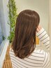 【触れたくなるツヤ髪】カット+ケアカラー+プレミアムTR¥19030→¥15444~