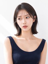 フォト 新宿三丁目(foto) 髪質改善縮毛矯正韓国風顔まわりレイヤー小顔切りっぱなしボブ