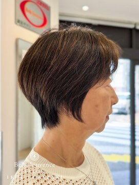 サロンイクエヤマザキ 麻布十番(SALON IKUE YAMAZAKI) 髪に優しい白髪染め[麻布十番/ショート/50代/60代/ノンジアミン]