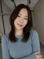 エトワ 中央店(etoi) 大分ミディアムボブレイヤー軽め韓国レイヤーくびれスタイル