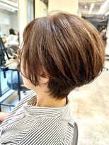 バッカ(BACCA) 暖色ブラウンの丸みショート