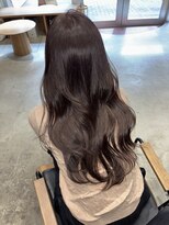 ニディ(Nide)&nbsp;エフェクトブリーチ｜モカベージュ｜ロングレイヤー｜くびれ巻き
