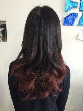 ヘアーズ ブルーヘブン(HAIR'S BLUE HEAVEN) パープルグラデーション