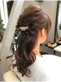 エレガントハーフアップ