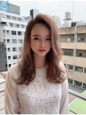 ロングヘアココアベージュ